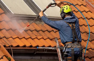 Démoussage et hydrofuge de toiture à Sommerance